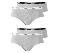 PUMA Damen Iconic Hipster Pantys Slips 573009001 4er Pack