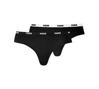 PUMA Damen Iconic Microfiber Brazilian Briefs 603041001 2er Pack, Farbe:Schwarz, Wäschegröße:S, Artikel:-200 Black