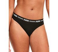 PUMA Damen Iconic String 2P Packed Unterwäsche, Black, S