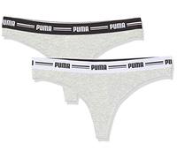 PUMA Damen Iconic String 2P Packed Unterwäsche, Grey, XS
