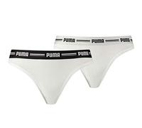 PUMA Damen Iconic String 4er Pack, Größe:S, Farbe:White/White (317)