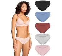 PUMA Damen Invisible Briefs Slips 4er Pack Basic Unterwäsche | Dezente Optik unter enger Kleidung, elastischer Bund, weiches Stretchmaterial, körpernahe Passform, für Alltag, Job und Reise