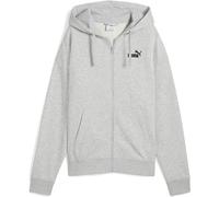 PUMA Damen Jacke ESS Small No. 1 Logo Comfort Full-Zip Hoodie TR (682410) XL Light Gray Heather