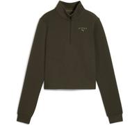 PUMA Damen Jacke W x HYROX CLOUDSPUN 1/4 ZIP (527635) XS Grau