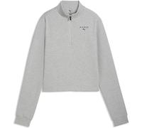 PUMA Damen Jacke W x HYROX CLOUDSPUN 1/4 ZIP (527635) XS Silber
