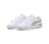PUMA Damen Jada Classic Aqua Metallics Sneakers 39, White Peaceful Blue Silver Metallic