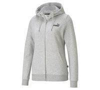 Puma Essentials Small Logo Full-zip Hoodie FL light gray heather (04) S