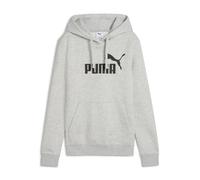 PUMA Essentials No. 1 Logo Fleece Hoodie Damen 04 - light gray heather M