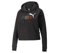 Puma Damen Kapuzenpullover ESS+ Rainbow Cropped Hoodie 848429-01 L Puma Black