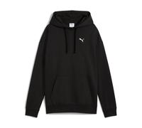 Kapuzensweatshirt PUMA "ESS RELAXED HOODIE FL", Damen, Gr. M, schwarz (puma schwarz), Fleece, Obermaterial: 66% Baumwolle, 34% Polyester, unifarben, sportlich, relaxed fit normal, Langarm, Sweatshirts