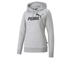 Puma Damen Kapuzenpullover Essential 586788-04 S Light Gray Heather