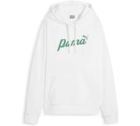PUMA Hoodie Essentials+ Script Damen Weiß L