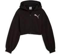 PUMA Damen Kapuzensweat ESSENTIALS GRAPHIC Bedazzled FZ Hoodie TR (635394) XS PUMA Black
