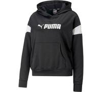 PUMA Damen Kapuzensweat Puma Fit Tech Knit Hoodie PUMA BLACK HEATHER-PUMA WHITE S