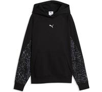 Hoodie PUMA "PUMA Sport Animal Fleece-Hoodie Damen", Damen, Gr. S, schwarz, Obermaterial: 32% Polyester, 68% Baumwolle. Futter: 100% Baumwolle. Rippe: 97% Baumwolle, 3% Elasthan, Sweatshirts Hoodie (3