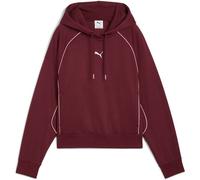 PUMA Damen Kapuzensweat SPORT Comfort Short Hoodie FL (688122) M Ruby Shimmer