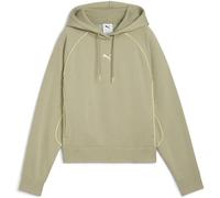 PUMA Damen Kapuzensweat SPORT Comfort Short Hoodie FL (688122) S Lux Army