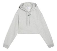 PUMA Damen Kapuzensweat W x HYROX HEAVYWEIGHT HOODIE (527641) S Light Gray Heather