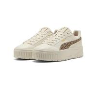 PUMA Karmen II Animal Flair Plateau Sneaker Damen 01 - alpine snow/toasted almond 36