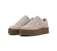 Sneaker PUMA "Karmen II Idol Suede Sneakers Damen", Damen, Gr. 36, rose latte beige, Obermaterial: Synthetik, Textil, Kuhleder. Futter: Textil. Innensohle: Textil. Laufsohle: Gummi, Schuhe Sneaker (21