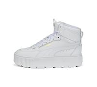 PUMA Damen Karmen Rebelle Mid Sneaker, Weiss/opulenter Garten, 41 EU