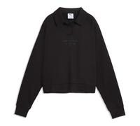 Puma Damen Langarmshirt CLASS Relaxed Longsleeve Polo FL 694011-01 S PUMA Black