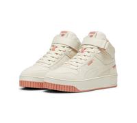 Sneaker PUMA "Carina Street Mid Coquette Sneakers Damen" Gr. 39, weiß (alpine snow white) Schuhe Schnürstiefeletten (58366341-39)