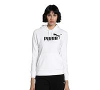 PUMA Damen Logo Hoodie Tr sweatshirt, Weiß, S EU