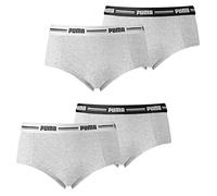 Puma Unterhose PUMA WOMEN MINI SHORT 2P, Jersey, 57% Baumwolle/38% Modal/5% Elasthan, Grau L