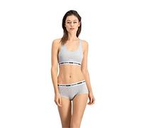 PUMA Damen Unterhose WOMEN MINI SHORT 2P PACK grey / grey XS (8718824912462)