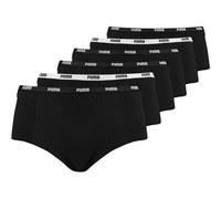 PUMA Damen Mini Shorts, 6er Pack - Soft Cotton Stretch, ECOM XL Schwarz