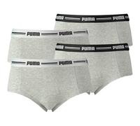 Panty PUMA "Panty 4er Pack", Damen, Gr. S, grau, Obermaterial: 57% Baumwolle CO. 38% Modal CMD. 5% Elasthan EL., Unterhosen Panty (55038523-S) grau
