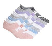 PUMA Damen No Show Sneaker 8er Pack Socken, sortiert, Einheitsgröße