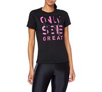 PUMA Damen Performance Slogan Short Sleeve Tee Unterhemd, grau, XS