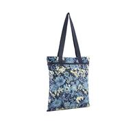 PUMA Damen Pop Tote-Bag OneSize, New Navy Floral AOP Blue