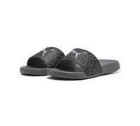 Badesandale PUMA "POPCAT 20 FELINE", Damen, Gr. 42, grau (slate sky, puma schwarz, puma silber), Synthetik, Schuhe, Badelatschen (99810821-42) slate sky, puma schwarz, puma silber