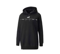 PUMA Damen Power Tape Elongated Hoodie FL Schweiß, Schwarz, L, 849953