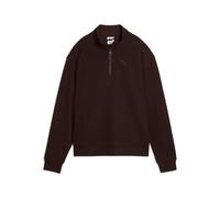 Puma Damen Pullover ESS ELEVATED Standard Half-Zip 694016-33 M Chocolate Fondue