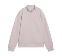 Sweatshirt PUMA "Essentials Elevated Standard Sweatshirt mit Reißverschluss amen, Gr. S, misty pink, Obermaterial: 66% Baumwolle, 32% Polyester, 2% Elasthan. Besatz: 100% Baumwolle, Sweatshirts
