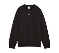 PUMA Mädchen Sweatshirt Oversized Crew FL Schwarz Größe 158