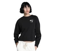 PUMA Damen Pullover Sweater Sweatshirt Better Sportswear Crew, Farbe:Schwarz, Artikel:-01 puma Black, Größe:XL