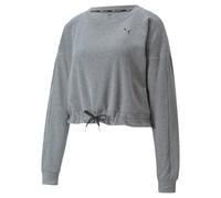 Puma Damen Pullover Train French Terry Crew 521622-03 XS Medium Gray Heather