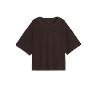 PUMA Class Relaxed Graphic T-Shirt Damen 33 - chocolate fondue XL