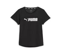 PUMA Damen Puma Fit Logo Ultrabreathe Tee T Shirt, Puma Black-puma Weiß, XL EU