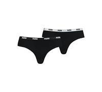 2er Pack PUMA Brazilian Damen-Panties Slips Unterwäsche-Set 603041001 200 Schwarz S