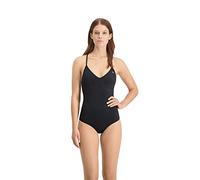 PUMA Damen Puma Women's V-neck Crossback One Piece Swimsuit, Schwarz, XL