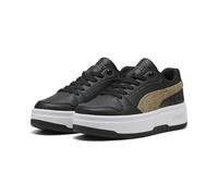 PUMA Damen Rebound Femme Low Topcat Sneakers 38.5, Black White Toasted Almond Beige