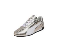 Sneaker PUMA "Replicatch Metallic Whisper Sneakers Damen", Damen, Gr. 36, gold weiß, Obermaterial: Textil, Synthetik. Futter: Textil. Innensohle: Textil. Laufsohle: Gummi, Schuhe Sneaker (75909544-36)