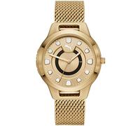 Puma Damen Reset V1 Silikon Uhr Rosa, Goldfarben/Mesh-Armband, P1008