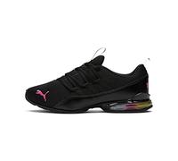 Puma Damen Riaze Prowl Laufschuh, Schwarz/Leopard/Team Gold, 40 EU